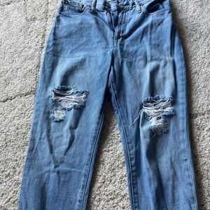 Madewell Distressed Blue Jeans for Women